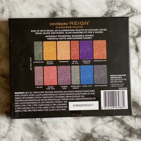 Covergirl Reign Eyeshadow Palette (NEW) - Picture 2 of 5